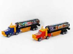 Friction Container Truck & Oilcan Car(4S2C) toys