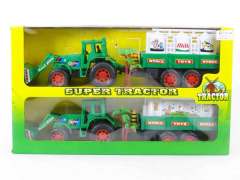 Friction Farmer Tractor Set(2in1)