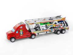Friction  Truck Tow Mororcycle(2C ) toys