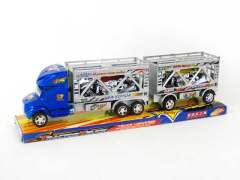 Friction Truck Tow Motocycle  toys