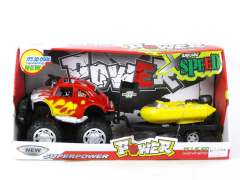 Friction Truck Tow Boat