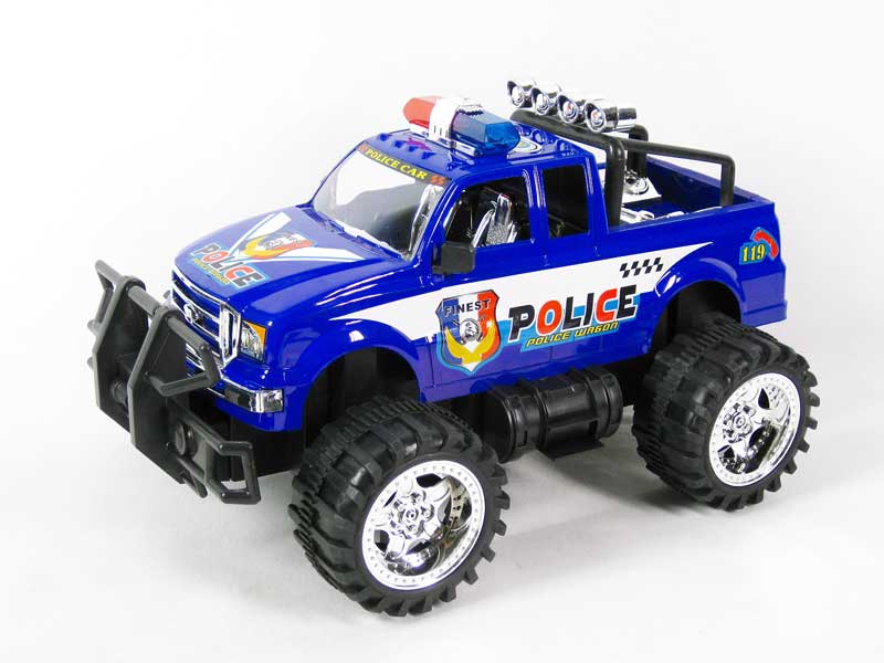 Friction Cross-country Police Car(2C) toys