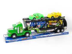 Friction Double Deck Trailer(3C) toys