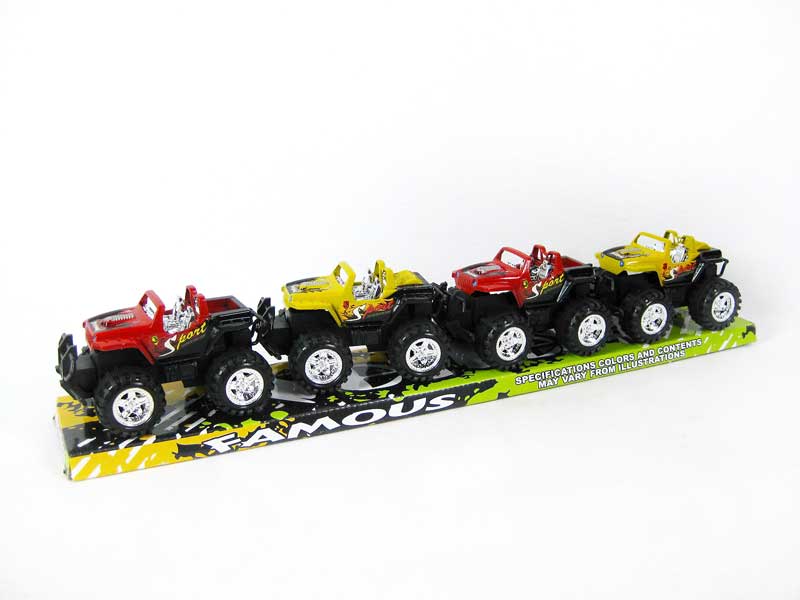 Friction Cross-country Car(4in1) toys