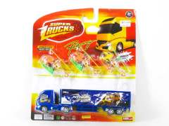 Friction Container Truck & Wind-up Airplane(2C)