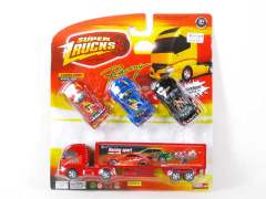 Friction Container Truck & Free Wheel Car(2C)