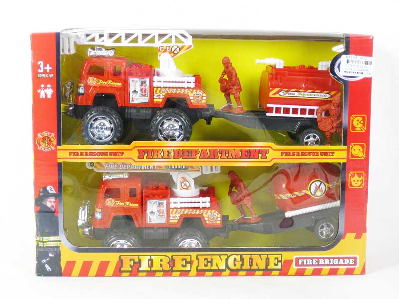 Friction FireTrailer(2in1) toys