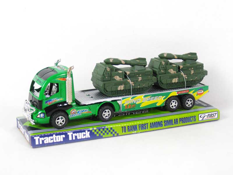 Friction Truck Tow Panzer(3C) toys