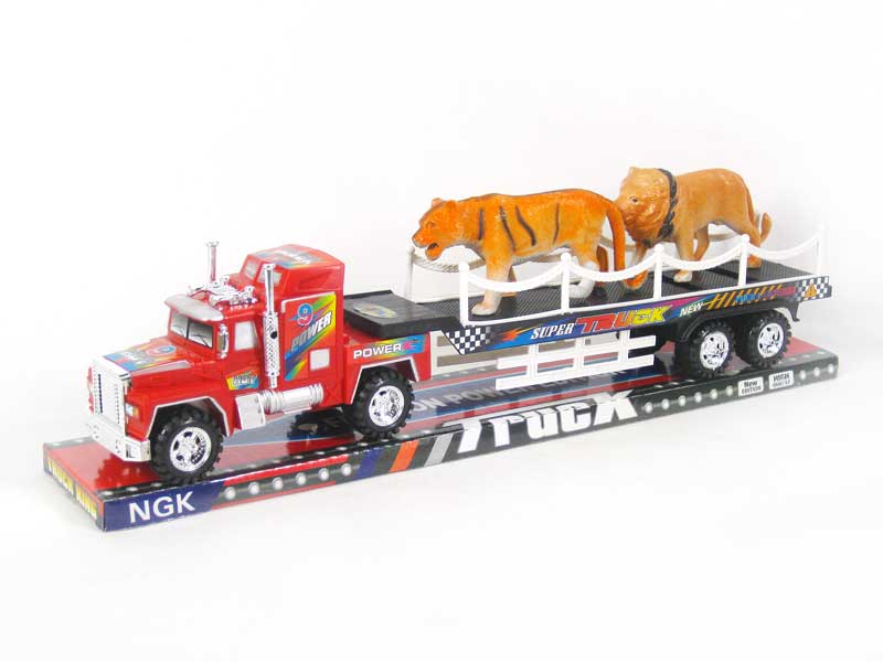 Friction Truck Tow Animal(2C) toys