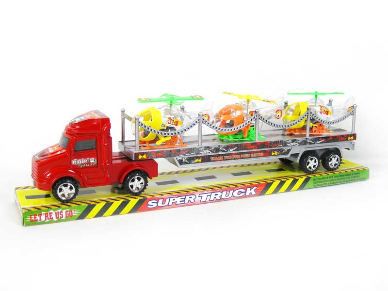 Friction Truck Tow Wind-up Airplane(3C) toys