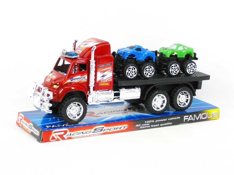 Friction Truck Tow Free Wheel Car(2C) toys