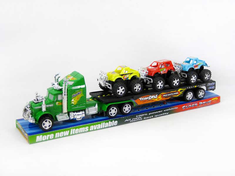 Friction Truck Tow  Free Wheel Car(2C) toys