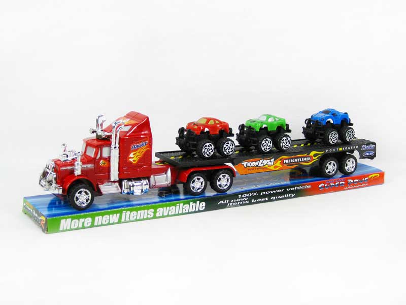 Friction Truck Tow  Free Wheel Car(2C) toys