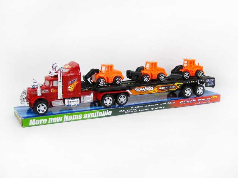 Friction Truck Tow Free Wheel Construction Truck(2C ) toys
