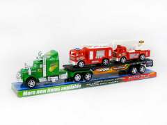 Friction Truck Tow Fire Engine(2C )