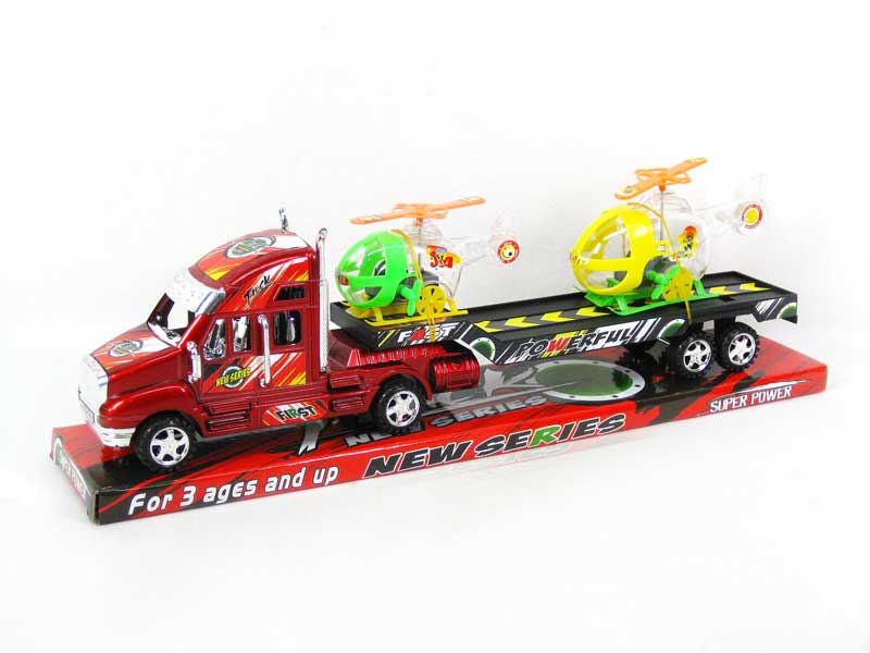 Friction Truck Tow Wind-up Plane(3C) toys