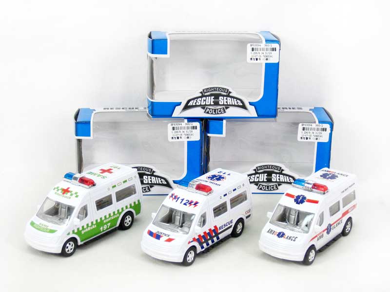 Friction  Police Car(3S) toys