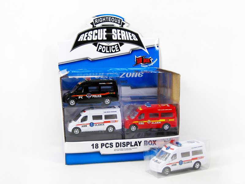 Friction  Police Car(18in1) toys