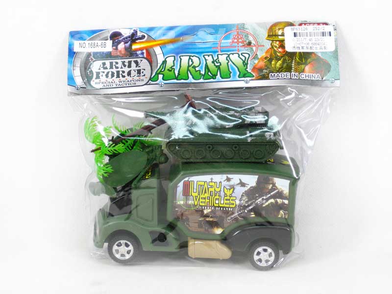Friction Car & Soldier Set toys