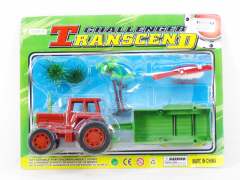 Friction Farmer Tractor Set toys