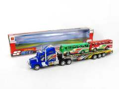 Friction Truck Tow Bus toys