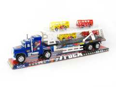 Friction Double Deck Trailer(2C) toys