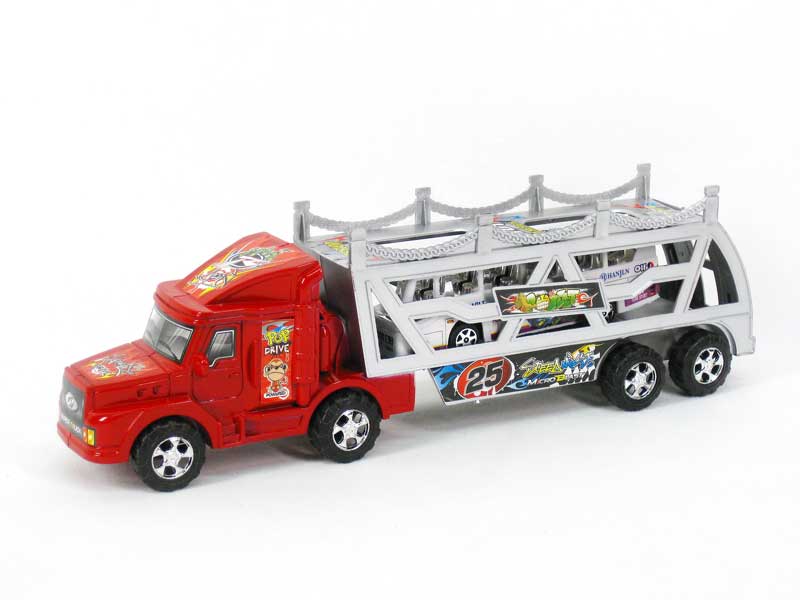 Friction Truck Tow Free Wheel Bus(2C)  toys