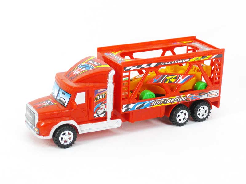 Friction Double Deck Trailer(2C) toys