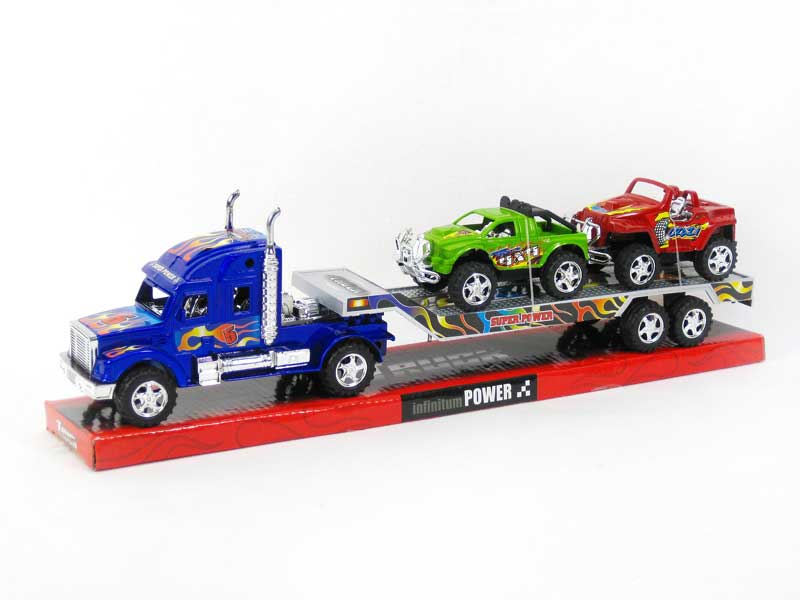 Friction Trck Tow Free Wheel Car(3C) toys