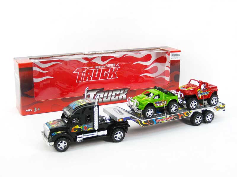 Friction Trck Tow Free Wheel Car(3C) toys