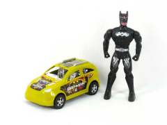 Friction Car & Bat Man W/L(2C)