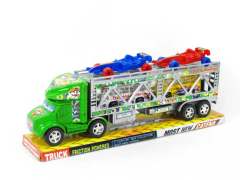 Friction Double Deck Trailer(2C) toys