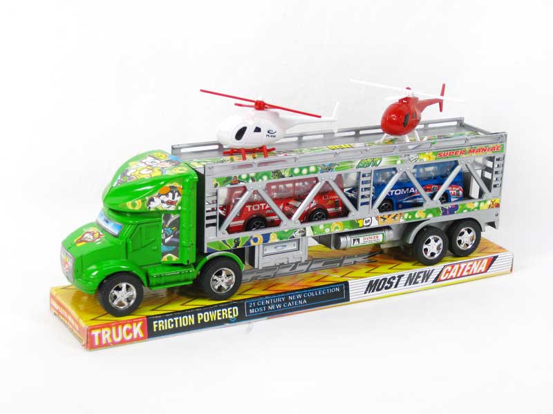 Friction Double Deck Trailer(2C) toys