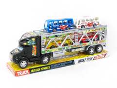 Friction Double Deck Trailer(2C) toys