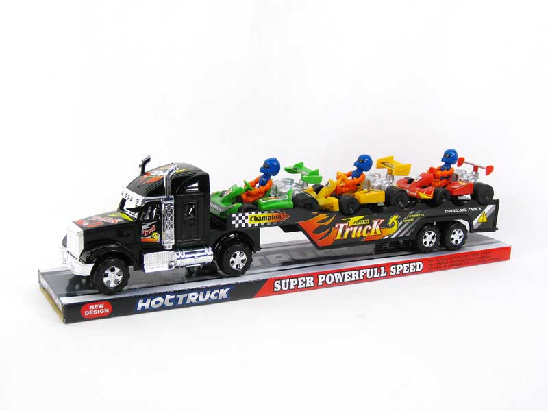 Friction Trck Tow Free Wheel Car(3C) toys