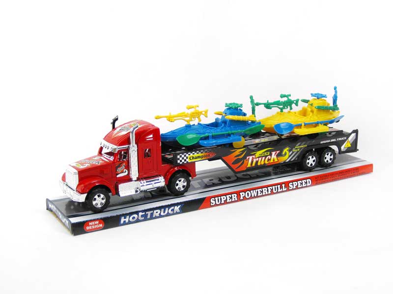 Friction Trck Tow Pull Line Boat(3C) toys