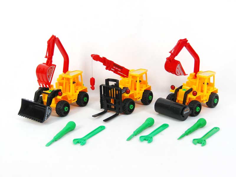 Friction Construction Truck(3S) toys