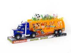 Friction Truck Tow Animal(2C) toys