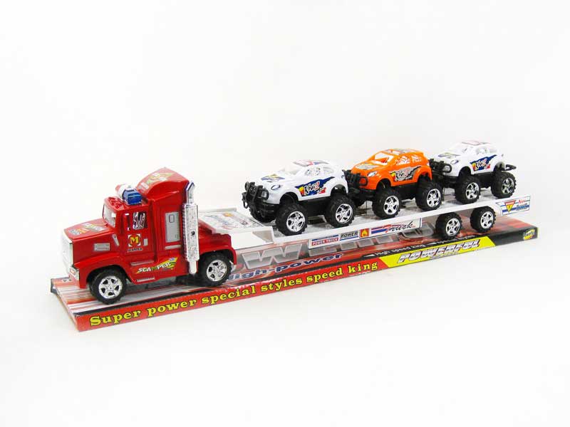 Friction Truck Tow Free Wheel Cars(3C) toys