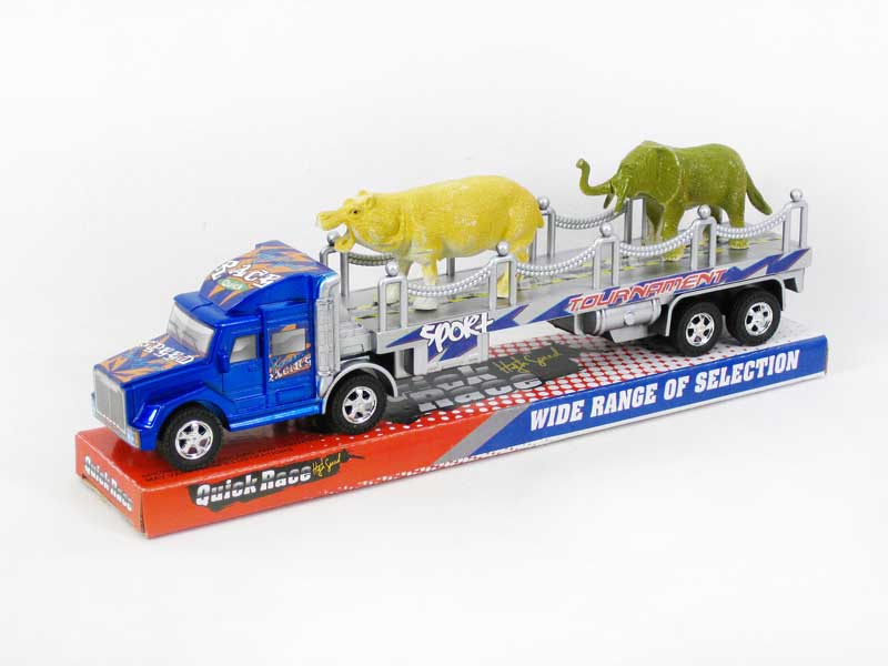 Friction Truck Tow Animal(4C) toys