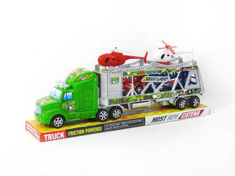 Friction Double Deck Trailer toys