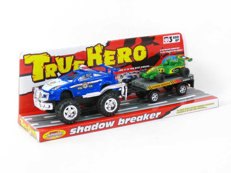 Friction Police Tow Truck(2C) toys