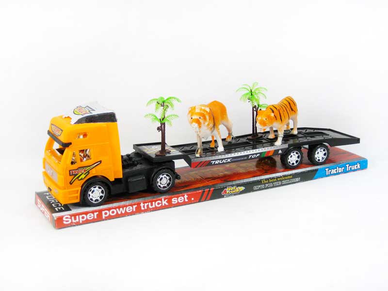 Friction Truck Tow Animal toys