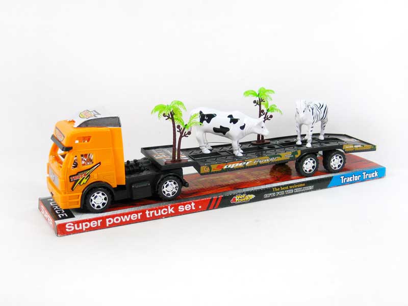 Friction Truck Tow Animal toys