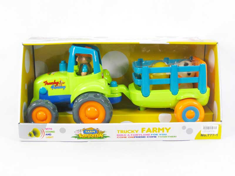Friction Farmer Tractor W/L_M toys