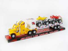 Friction Truck Tow Motorcycle(3C) toys