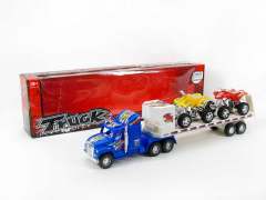 Friction Truck Tow Motorcycle(3C) toys