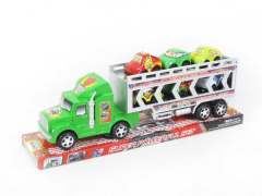 Friction Double Deck Trailer(3C) toys