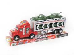 Friction Double Deck Trailer(3C) toys