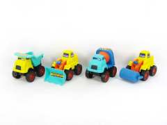 Friction Construction Truck(4in1) toys